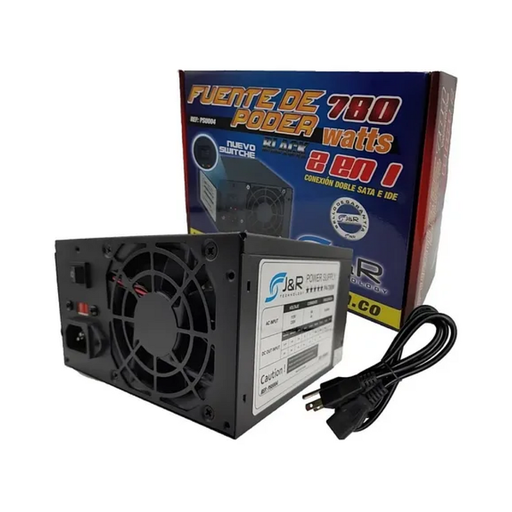 [725006] Fuente De Poder PC 2 EN 1 De 780WATTS J&R