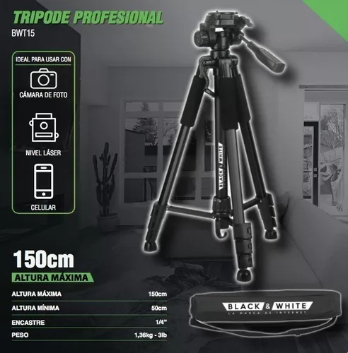 [302312] Trípode Profesional 1.5 Metros