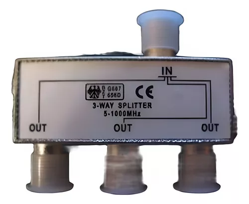 [312305] Spliter Coaxial 3 Vias Fino