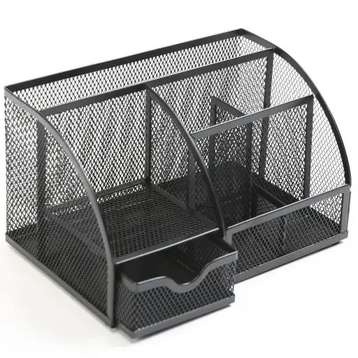 [451810] Organizador De Escritorio Negro