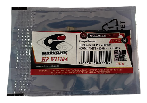 Chip Hp W1510a 3.05k Laserjet Pro 4003dw/4003dn Hp Laserjet Pro Mfp 4103fdw/4103fdn