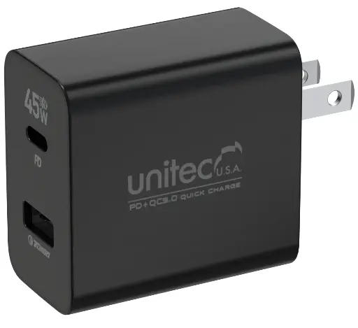[715209] Cargador Ultra USB+Tipo C 45w Unitec