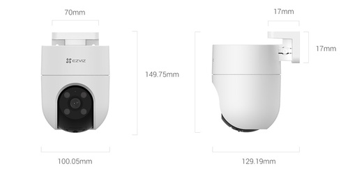 Camara PT 3 megapixel CS-H8C