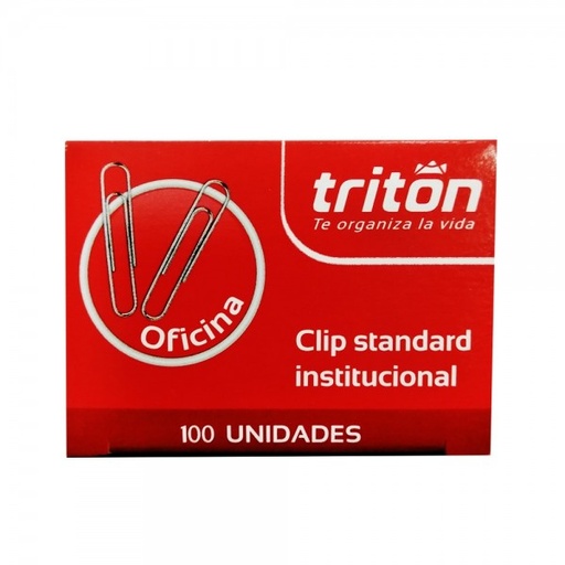 [7705465001946121745] Clip Triton Institucional x100 Unidades