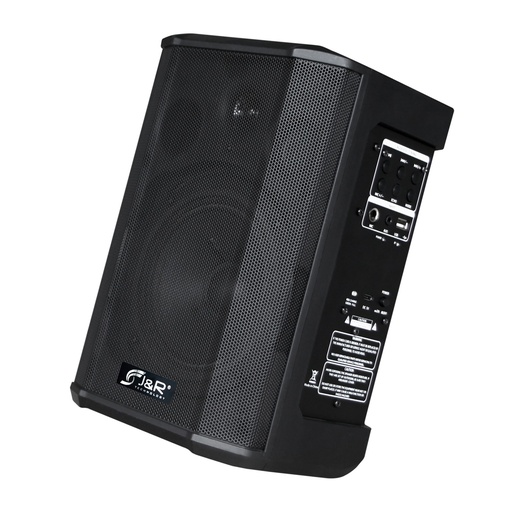 Cabina Activa 5.5" Recargable Malla Negra, 10 OZ, Brillo 13MM, TWS-j5250