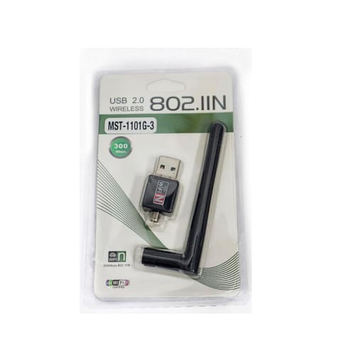 [ETR-1101G-3] Adaptador Wifi Antena USB 2.0 / 300MBPS