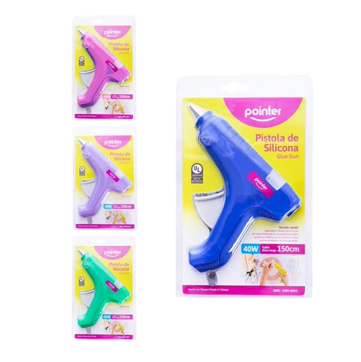 Pistola silicona grande 40W Cable de 150 Pointer