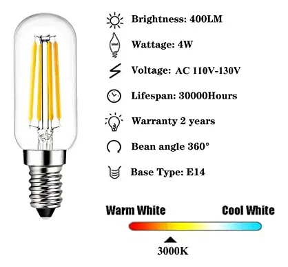 [108138] Bombillo Led Fullwat Filantento Torpedo 5W/3000K