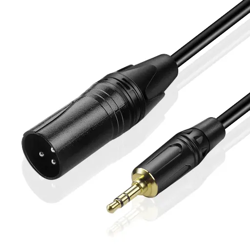 [MX600L1'8]  CABLE AUDIO 1PLUG XLR X 1PLUG TRS3-5 1-8 MX600L1-8