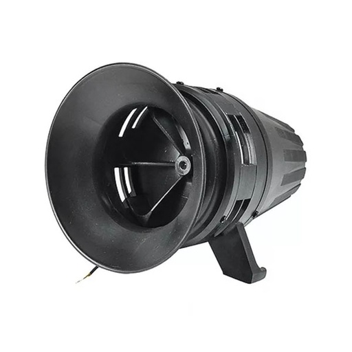 [SIRENA110V] Sirena Plastica Para Exterior Negra 110V