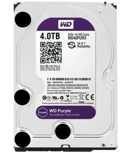 Disco Duro PURPLE 4TB WD43PURZ