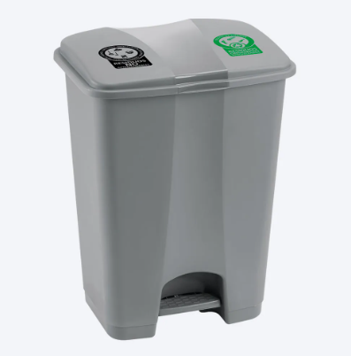 Basurero Pedal 60 Litros Doble