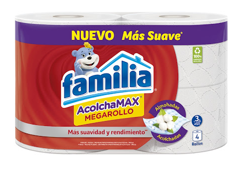 [25419] Papel Higienico MegaRollo Familia AcolchaMax X4