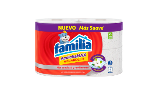 [25419] Papel Higienico MegaRollo Familia AcolchaMax X4