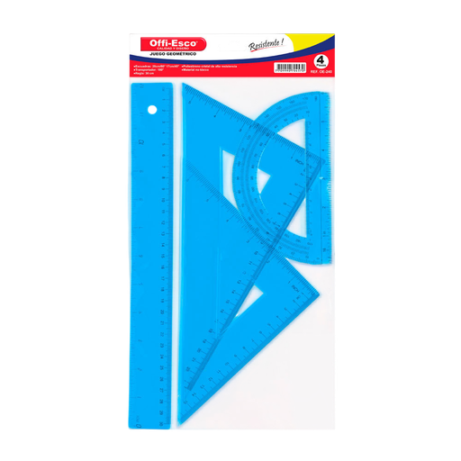 [OE-240] Juego Geometrico 4 Reglas 