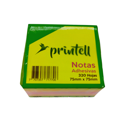 [121197] Taco Notas Adhesiva 320h 75mmx75mm Printell