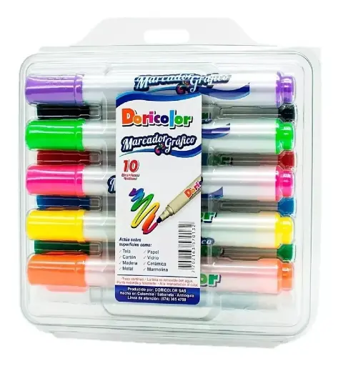 [121243] Marcador Grafico Doricolor X10