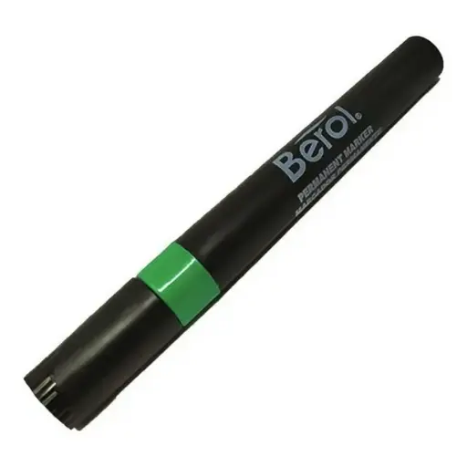 [121249] Marcador Permanente Berol Verde