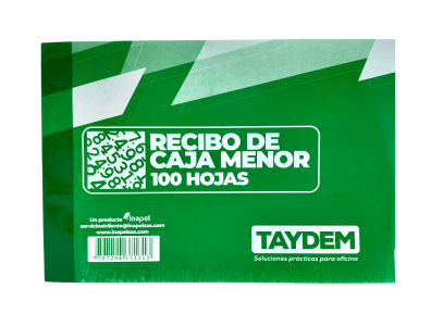 Recibo de Caja Menor 100H