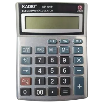 [121452] Calculadora 12 Digitos Kadio KD-100B Pequeña