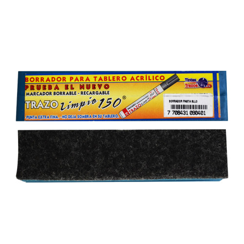 [121519] Borrador Tablero Acrílico Delgado